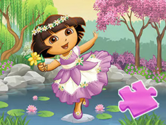                                                                     Jigsaw Puzzle: Dora Lake Dance ﺔﺒﻌﻟ