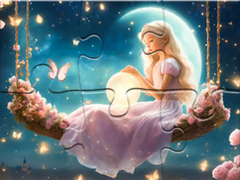                                                                     Jigsaw Puzzle: Moon Fairy ﺔﺒﻌﻟ