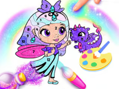                                                                     Coloring Book: Shiny Princess ﺔﺒﻌﻟ