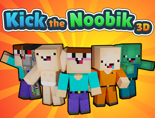 لعبة Noobik 3D ﻞﻛﺭﺍ  على الانترنت.