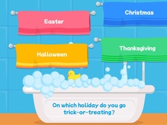                                                                     Kids Quiz: Trick Or Trivia ﺔﺒﻌﻟ