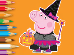                                                                     Coloring Book: Peppa Pig Halloween ﺔﺒﻌﻟ