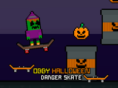                                                                     Obby Halloween Danger Skate ﺔﺒﻌﻟ