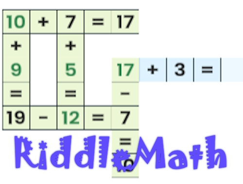 لعبة Riddlemath على الانترنت.