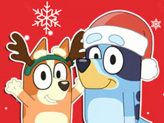                                                                     Jigsaw Puzzle: Bluey Christmas Gift ﺔﺒﻌﻟ