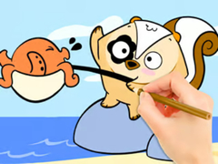                                                                     Coloring Book: Fishing Surprise ﺔﺒﻌﻟ