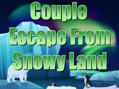                                                                     Couple Escape from Snowy Land ﺔﺒﻌﻟ