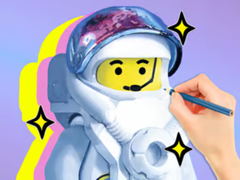                                                                     Coloring Book: LEGO Astronaut ﺔﺒﻌﻟ