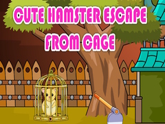                                                                      Cute Hamster Escape from Cage ﺔﺒﻌﻟ