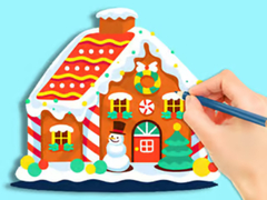                                                                     Coloring Book: Gingerbread Hut ﺔﺒﻌﻟ