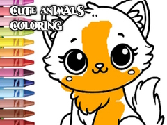                                                                     Cute Animals Coloring ﺔﺒﻌﻟ