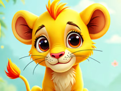                                                                     Jigsaw Puzzle: Baby Simba ﺔﺒﻌﻟ