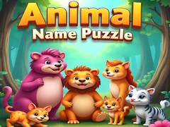                                                                     Animal Name Puzzle ﺔﺒﻌﻟ