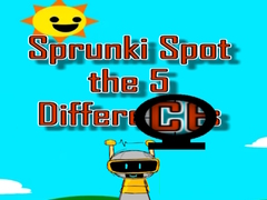                                                                     Sprunki Spot the 5 Differences ﺔﺒﻌﻟ