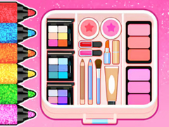                                                                     Coloring Book: Makeup Tidy ﺔﺒﻌﻟ