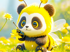                                                                     Jigsaw Puzzle: Panda Bee ﺔﺒﻌﻟ