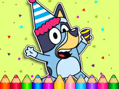                                                                     Coloring Book: Bluey's Birthday ﺔﺒﻌﻟ