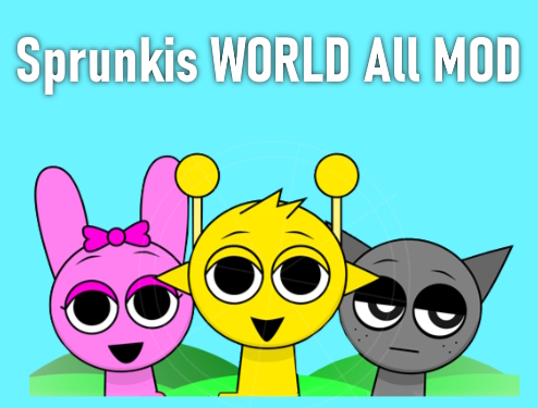لعبة Sprunkis World All Mod على الانترنت