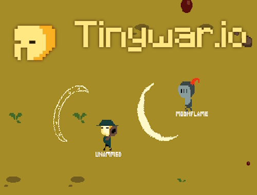 لعبة Tinywar. io  على الانترنت.