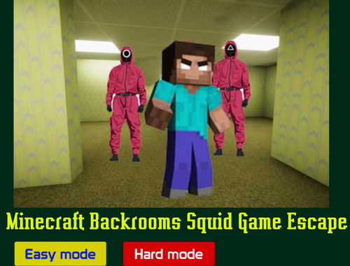 لعبة Minecraft Backrooms Squid Game Escape على الانترنت.