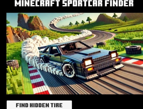 لعبة Minecraft Sportcar Finder على الانترنت