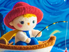                                                                     Jigsaw Puzzle: Starry Night Fishing ﺔﺒﻌﻟ