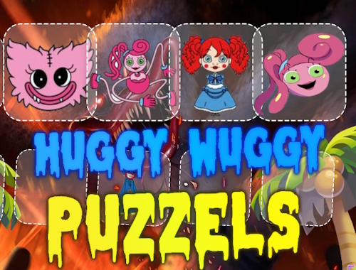 لعبة Huggy Wuggy ﺰﻐﻠﻟﺍ على الانترنت.