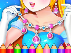                                                                     Coloring Book: Jewelry Design ﺔﺒﻌﻟ