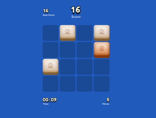 لعبة 2048 ﺔﻠﺘﻛ  على الانترنت.