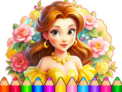                                                                     Coloring Book: Flower Dress Up ﺔﺒﻌﻟ