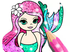                                                                     Coloring Book: Little Mermaid ﺔﺒﻌﻟ