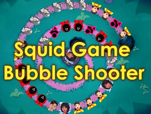لعبة Squid Game Bubble Shooter ﺔﺒﻌﻟ  على الانترنت.
