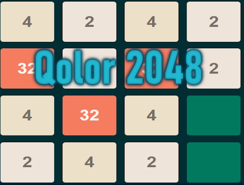 لعبة Qolor 2048 على الانترنت.