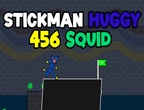 لعبة Stickman Huggy 456 Squid  على الانترنت.