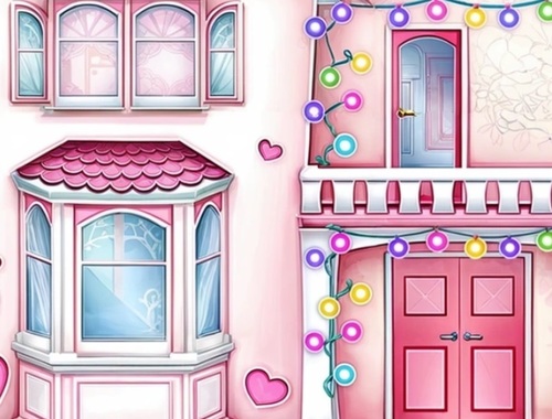 لعبة Doll House Design  على الانترنت.