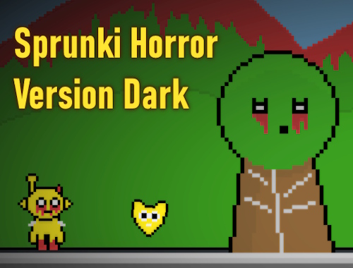 لعبة Sprunki Dark ﺐﻋﺮﻟﺍ ﺔﺨﺴﻧ  على الانترنت.
