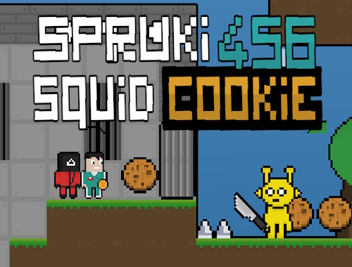 لعبة Sprunki 456 Squid Cookie  على الانترنت.