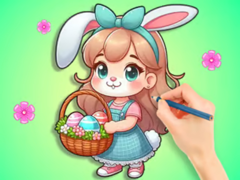 لعبة DIY ﺢﺼﻔﻟﺍ ﺪﻴﻋ ﺾﻴﺑ :ﻦﻳﻮﻠﺘﻟﺍ ﺏﺎﺘﻛ  على الانترنت.