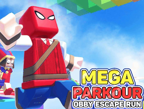 لعبة Mega Parkour: Obby Escape Run  على الانترنت.