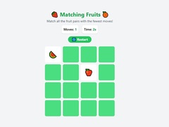                                                                     Matching Fruits ﺔﺒﻌﻟ