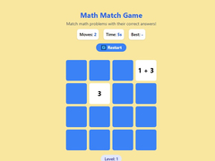                                                                     Math Match Game ﺔﺒﻌﻟ