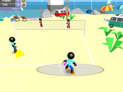                                                                     Stickman Beach Volleyball ﺔﺒﻌﻟ