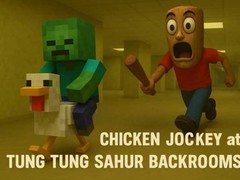                                                                     Chicken Jockey at Tung Tung Sahur Backrooms ﺔﺒﻌﻟ