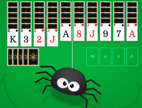 لعبة Solitaire ﺕﻮﺒﻜﻨﻌﻟﺍ  على الانترنت.