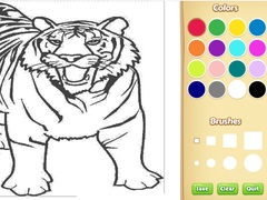                                                                     Tiger Coloring Book ﺔﺒﻌﻟ