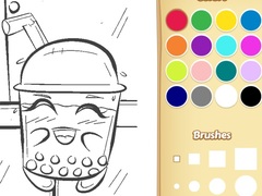                                                                     Boba Tea Coloring Book for Kids ﺔﺒﻌﻟ