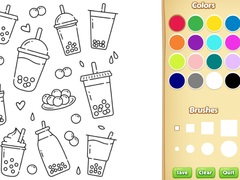                                                                     Cute Boba Coloring Book for Kids ﺔﺒﻌﻟ