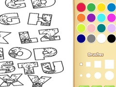                                                                     Alphabet Animal Coloring Book for Kids ﺔﺒﻌﻟ