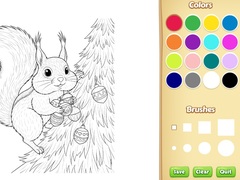                                                                     Christmas Animal Coloring Book for Kids ﺔﺒﻌﻟ
