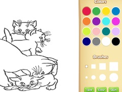                                                                     Cats Coloring Book For Kids ﺔﺒﻌﻟ